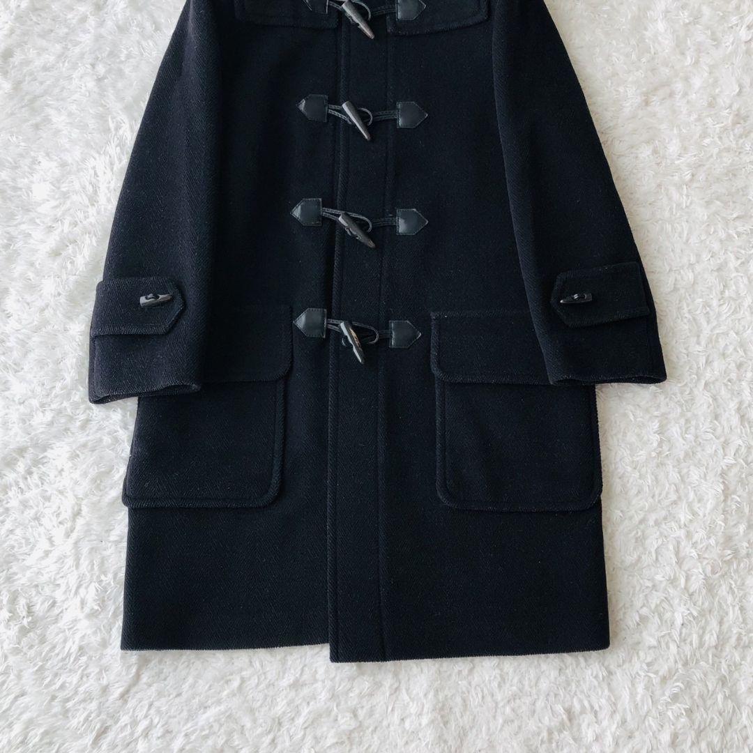 BURBERRY LONDON Duffle Coat Asian fit L 40 US size M Black Authentic