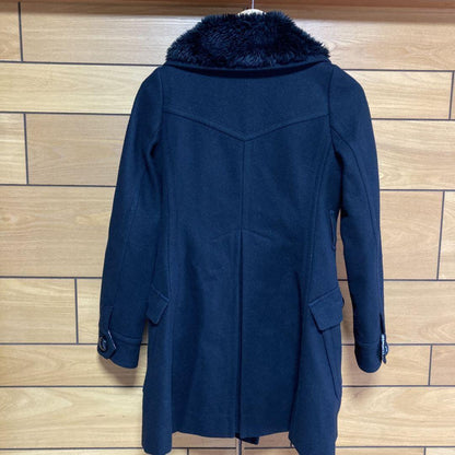 BURBERRY BLUE LABEL Wool Coat Nova Check Asian fit S 36 US size XS Authentic