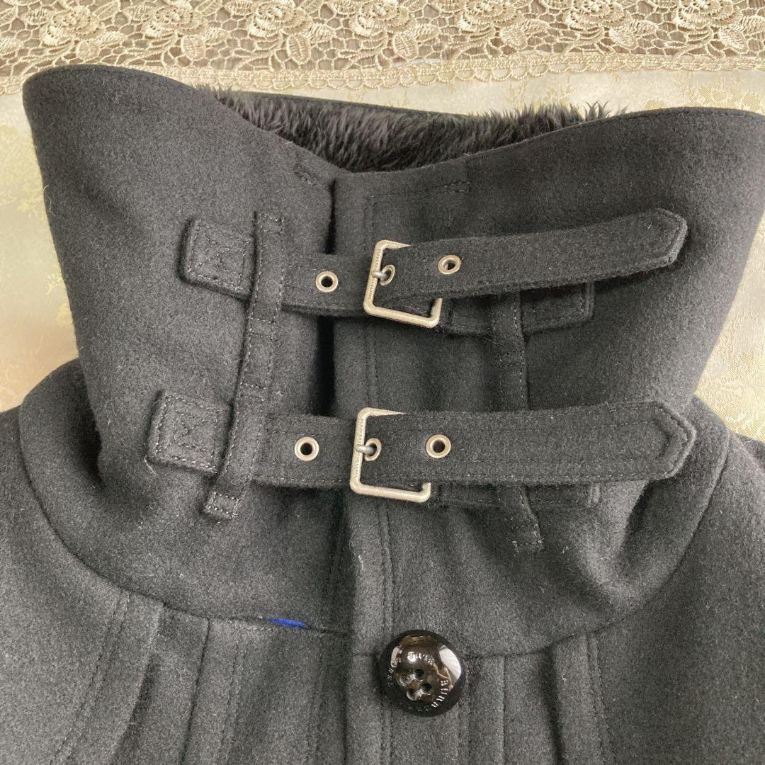 BURBERRY BLUE LABEL Wool Coat Nova Check Asian fit S 36 US size XS Authentic