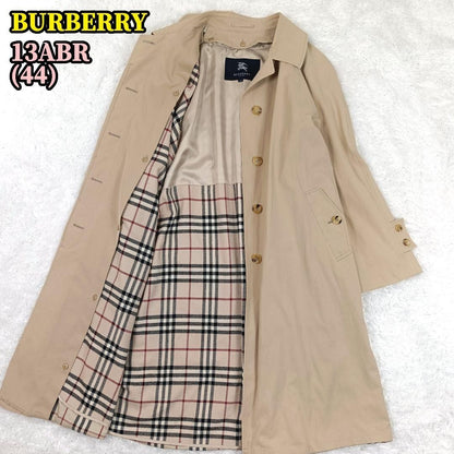 BURBERRY LONDON Coat Nova Check Asian fit 2XL US size XL Beige Authentic