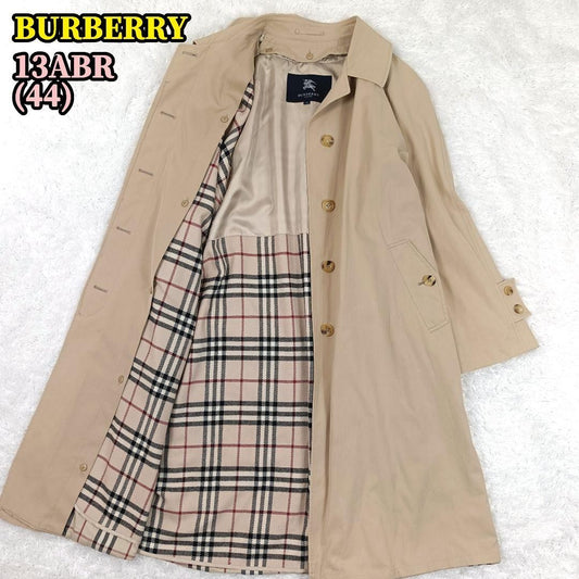 BURBERRY LONDON Coat Nova Check Asian fit 2XL US size XL Beige Authentic