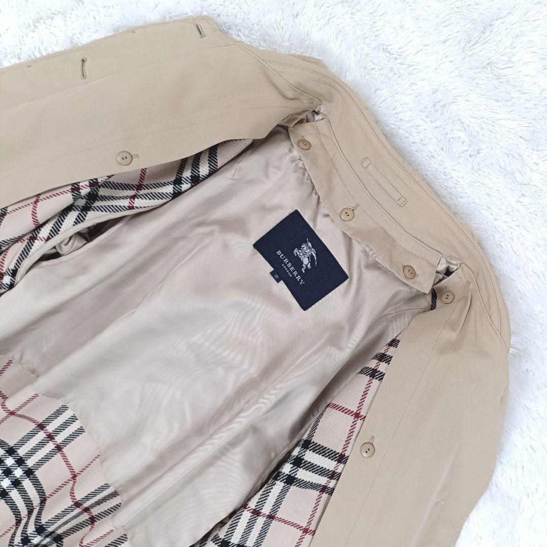 BURBERRY LONDON Coat Nova Check Asian fit 2XL US size XL Beige Authentic