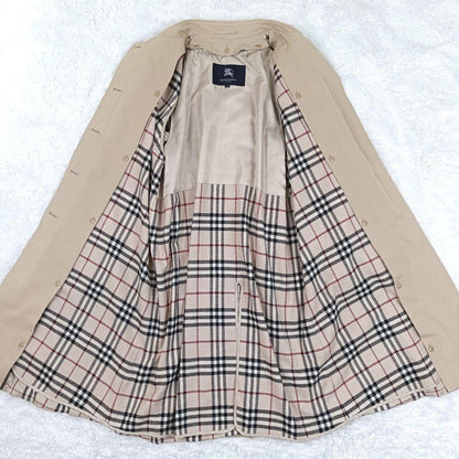 BURBERRY LONDON Coat Nova Check Asian fit 2XL US size XL Beige Authentic