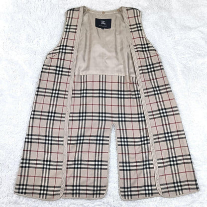 BURBERRY LONDON Coat Nova Check Asian fit 2XL US size XL Beige Authentic