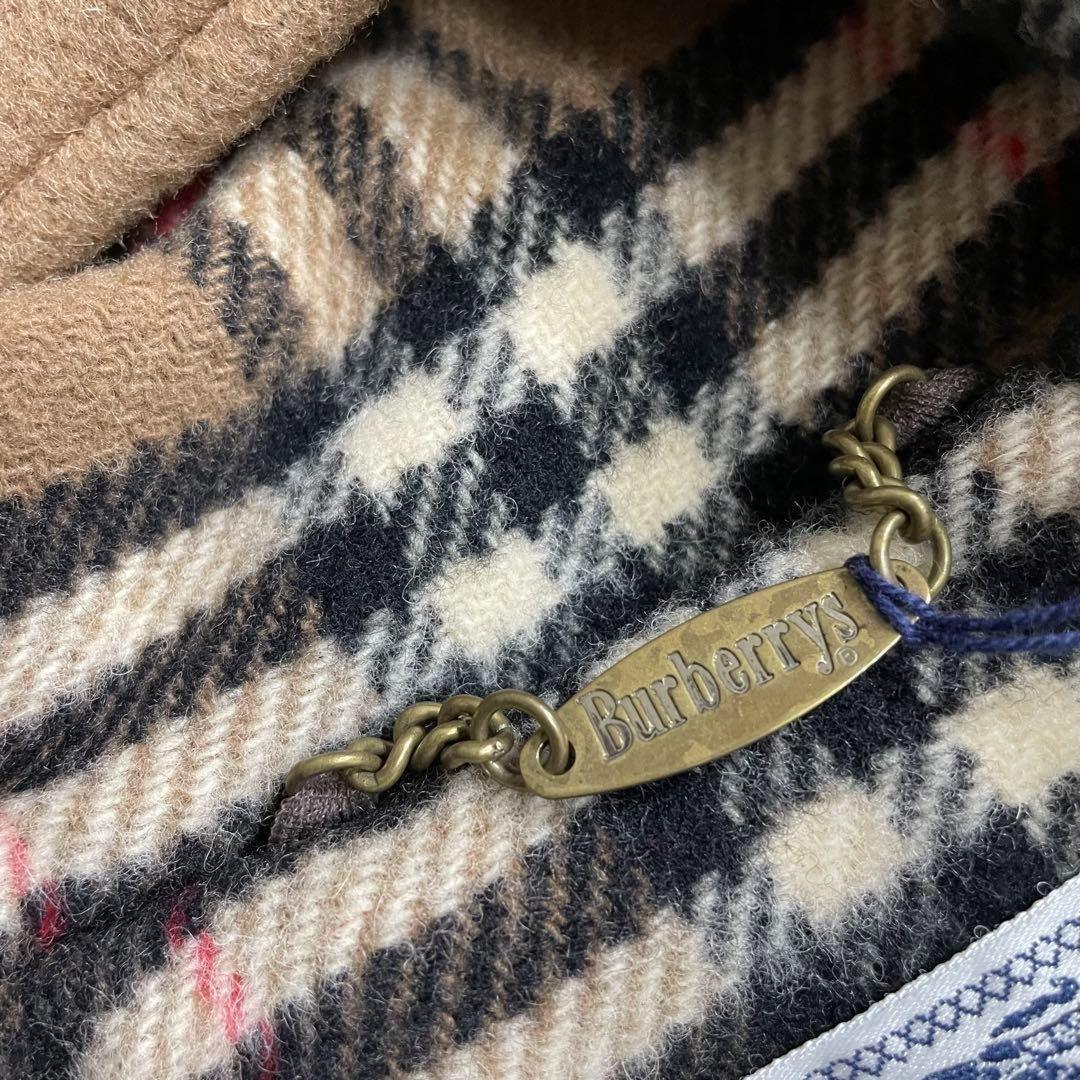 BURBERRY Duffle Coat Nova Check Asian fit XS US size 2XS Beige Authentic