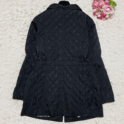 BURBERRY LONDON Quilting Coat Nova Check Asian fit 2XL 44 US size XL Black Auth