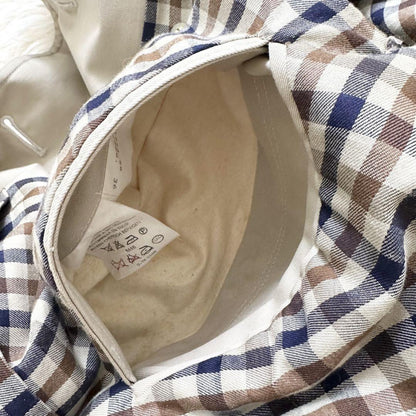 Aquascutum Trench Coat Club Check Asian fit S 36 US size XS Beige Authentic