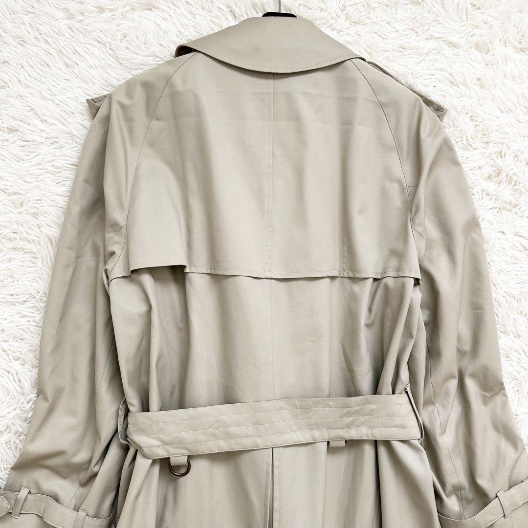 Aquascutum Trench Coat Club Check Asian fit S 36 US size XS Beige Authentic