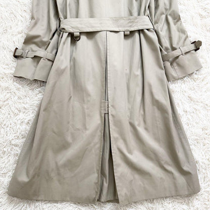 Aquascutum Trench Coat Club Check Asian fit S 36 US size XS Beige Authentic