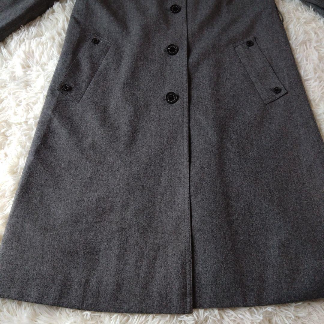 Aquascutum Lolopiana Long Coat Club Check Asian fit L US size M Gray Authentic