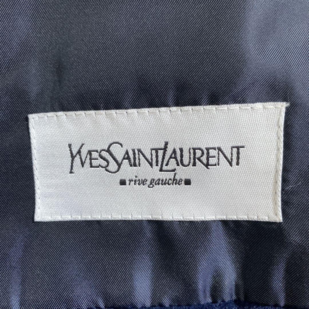 Saint Laurent Paris Tailored Jacket Asian fit L US size M Navy Authentic