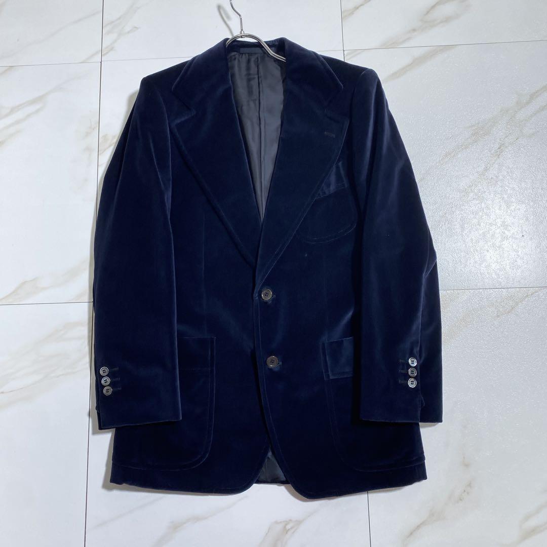 Saint Laurent Paris Tailored Jacket Asian fit L US size M Navy Authentic
