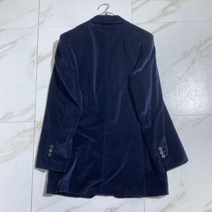 Saint Laurent Paris Tailored Jacket Asian fit L US size M Navy Authentic