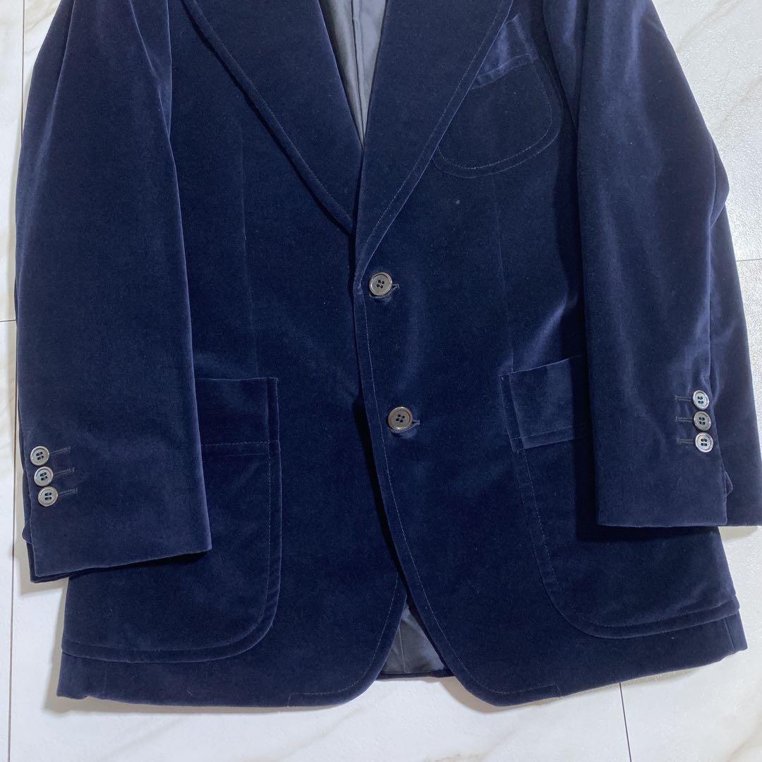 Saint Laurent Paris Tailored Jacket Asian fit L US size M Navy Authentic
