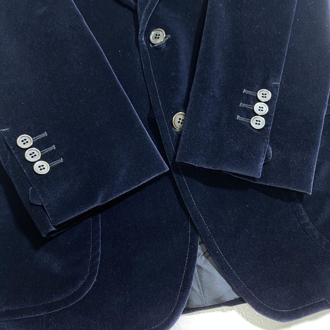 Saint Laurent Paris Tailored Jacket Asian fit L US size M Navy Authentic