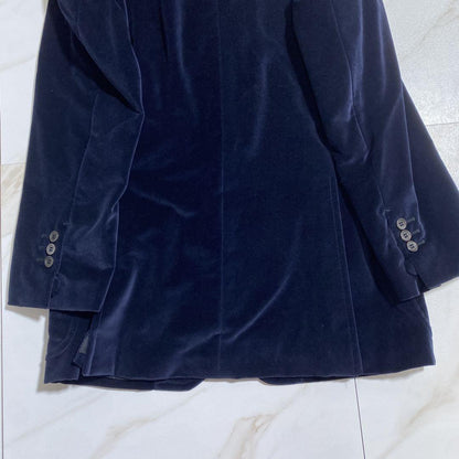 Saint Laurent Paris Tailored Jacket Asian fit L US size M Navy Authentic