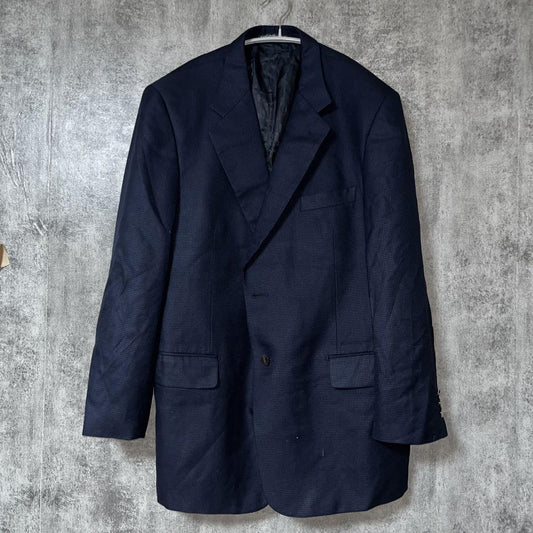 Saint Laurent Tailored Jacket Asian fit XL US size L Navy Authentic