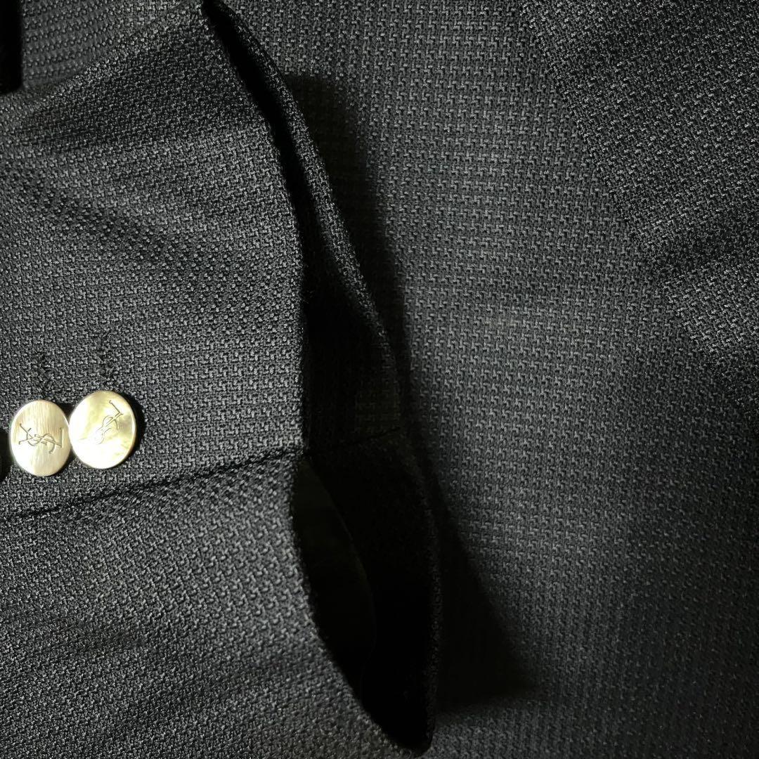 Saint Laurent Tailored Jacket Asian fit XL US size L Navy Authentic