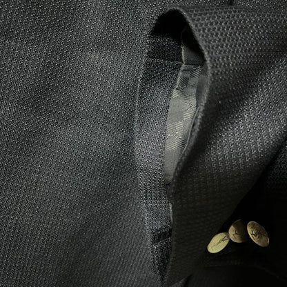 Saint Laurent Tailored Jacket Asian fit XL US size L Navy Authentic