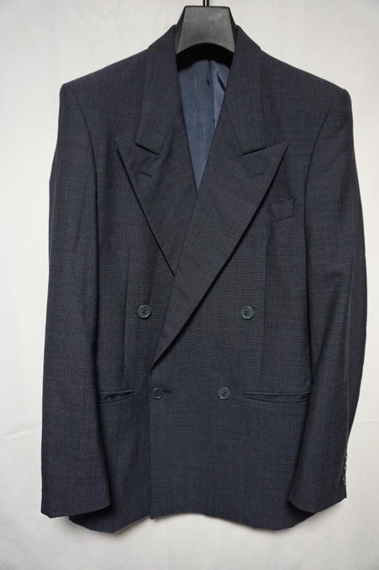 Saint Laurent Tailored Jacket Asian fit M US size S Blue Gray Authentic