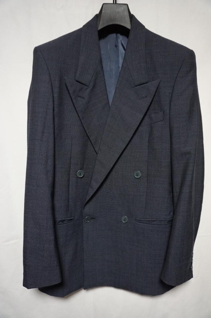 Saint Laurent Tailored Jacket Asian fit M US size S Blue Gray Authentic