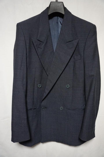 Saint Laurent Tailored Jacket Asian fit M US size S Blue Gray Authentic