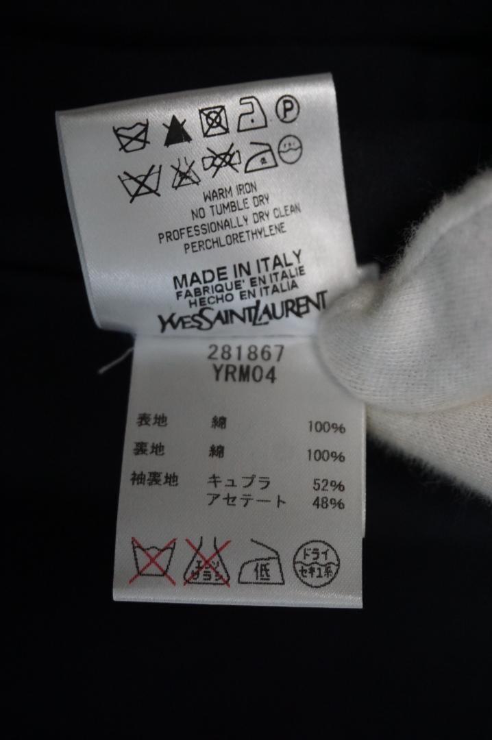 Saint Laurent Coat Asian fit S US size XS Charcoal Gray Authentic