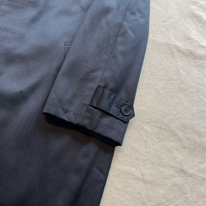 Saint Laurent soutien collar Coat FREE SIZE Navy Authentic