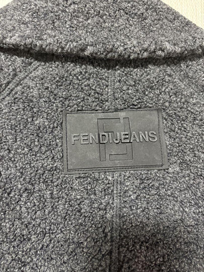 FENDI Long Coat FF Asian fit XL 42 US size L Authentic