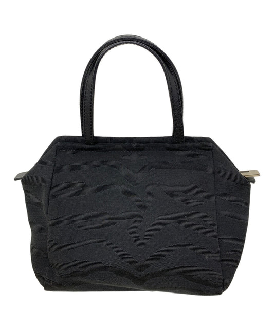 FENDI Hand Bag Tote Purse Black Authentic