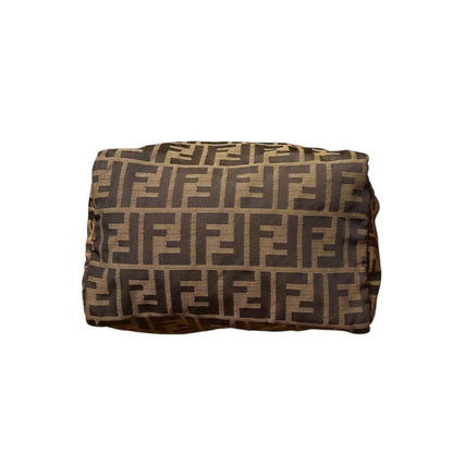 FENDI Accessory Pouch Shoulder Bag FF Zucca Nylon Canvas Authentic