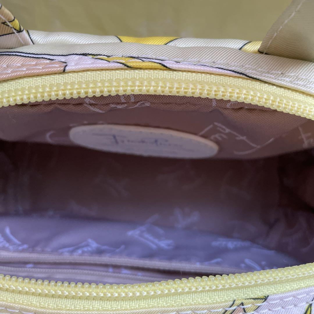 EMILIO PUCCI Hand Bag Tote Purse Yellow Multicolor Authentic