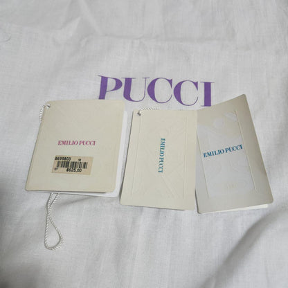 EMILIO PUCCI Hand Bag Tote Purse Multicolor Authentic