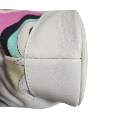 EMILIO PUCCI Hand Bag Tote Purse Multicolor Authentic
