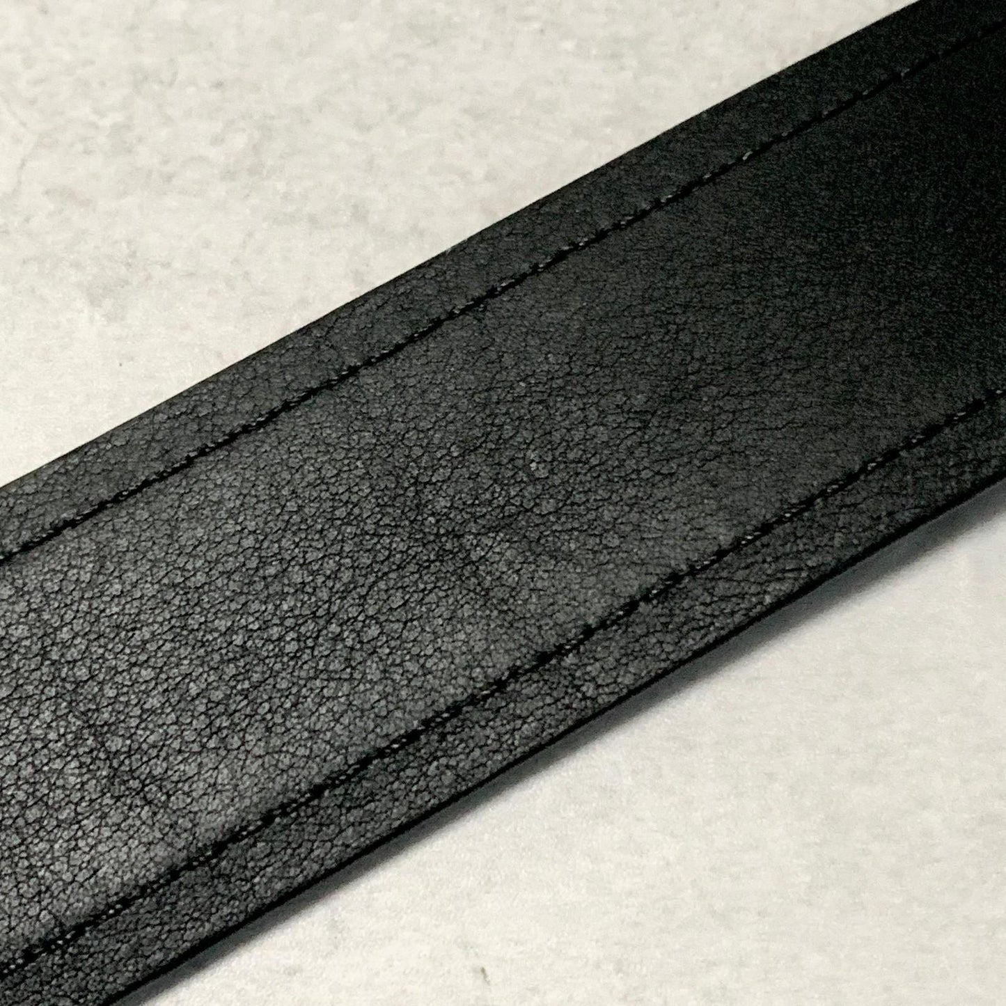LOUIS VUITTON Damier Graphite Santur Sydney Belt M9708 Black SilverHardware PVC
