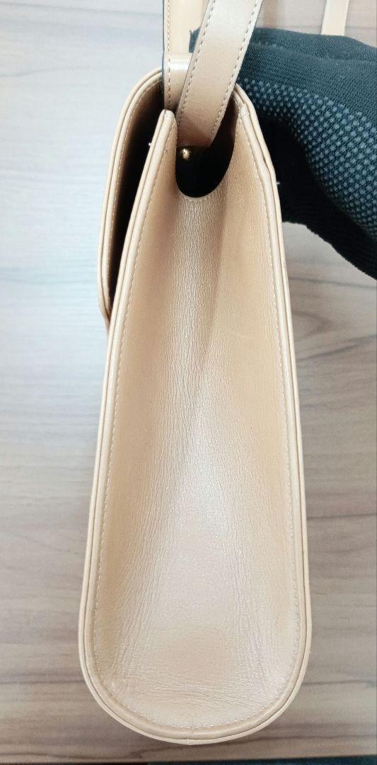 Christian Dior Shoulder Bag Purse 2way Leather Beige Authentic