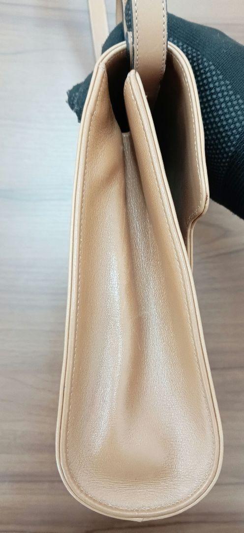 Christian Dior Shoulder Bag Purse 2way Leather Beige Authentic
