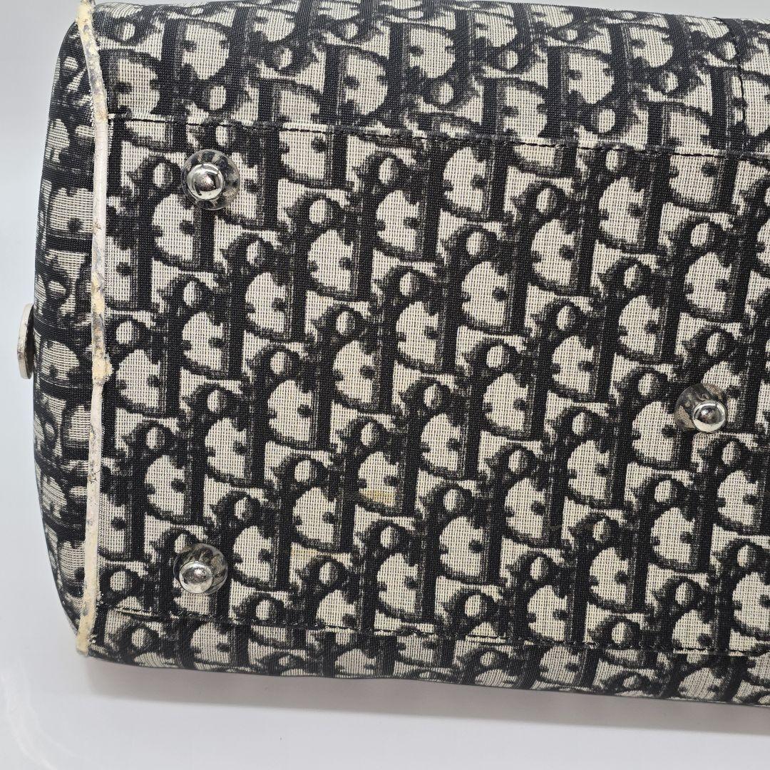 Christian Dior Boston Bag Hand Tote Purse Trotter Authentic
