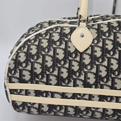 Christian Dior Boston Bag Hand Tote Purse Trotter Authentic