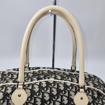 Christian Dior Boston Bag Hand Tote Purse Trotter Authentic