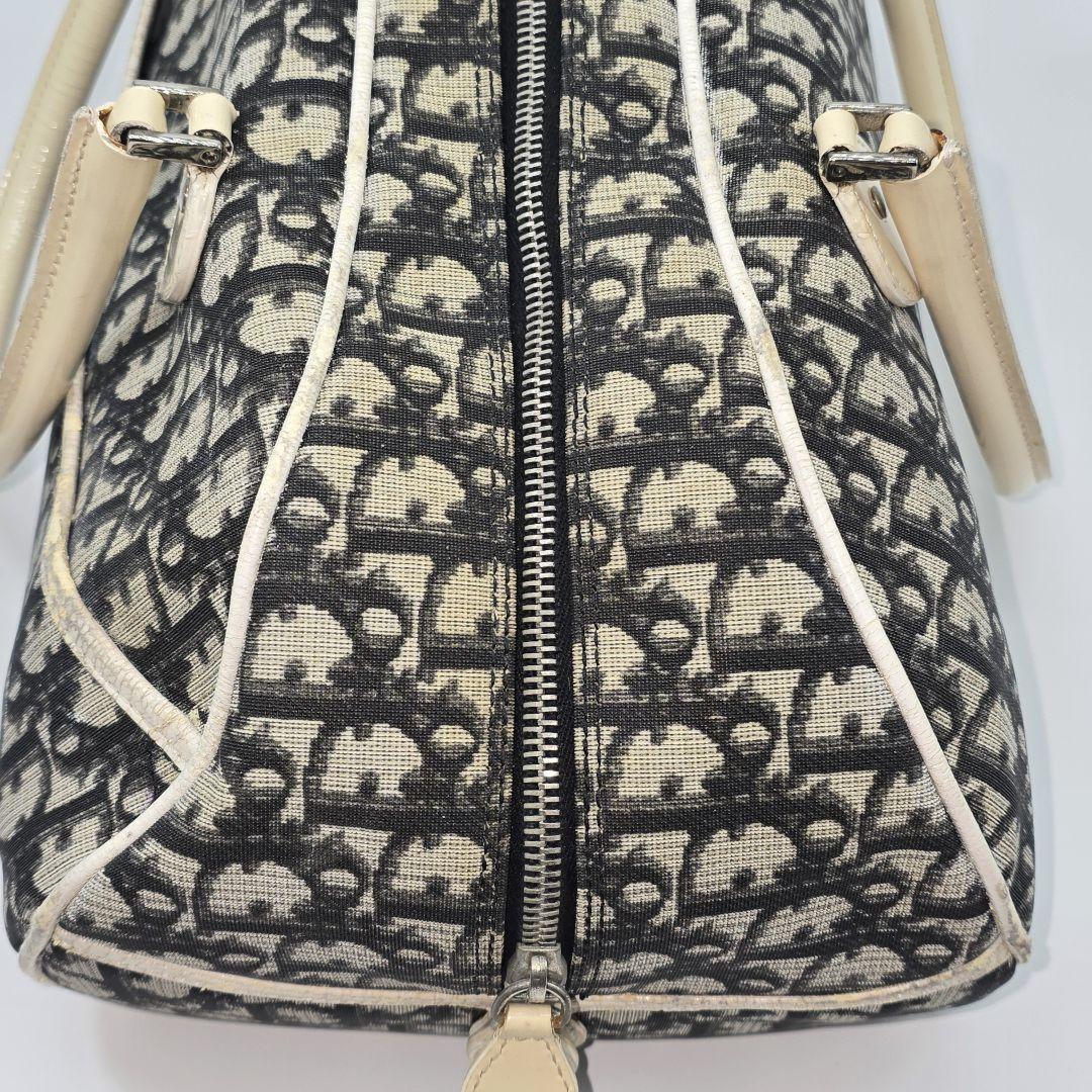 Christian Dior Boston Bag Hand Tote Purse Trotter Authentic