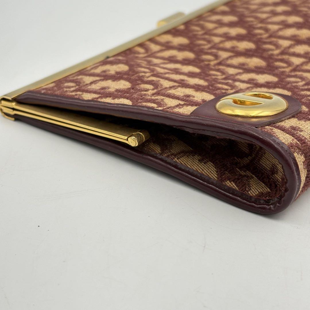 Christian Dior Clutch Bag Second Bag Trotter Red Authentic