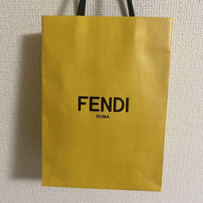 FENDI Earrings FF Silver Women Accessory Authentic