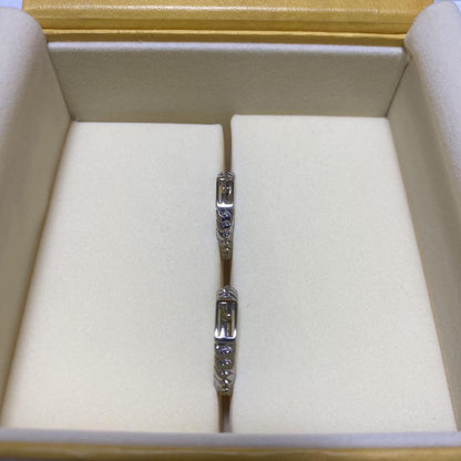 FENDI Earrings FF Silver Women Accessory Authentic