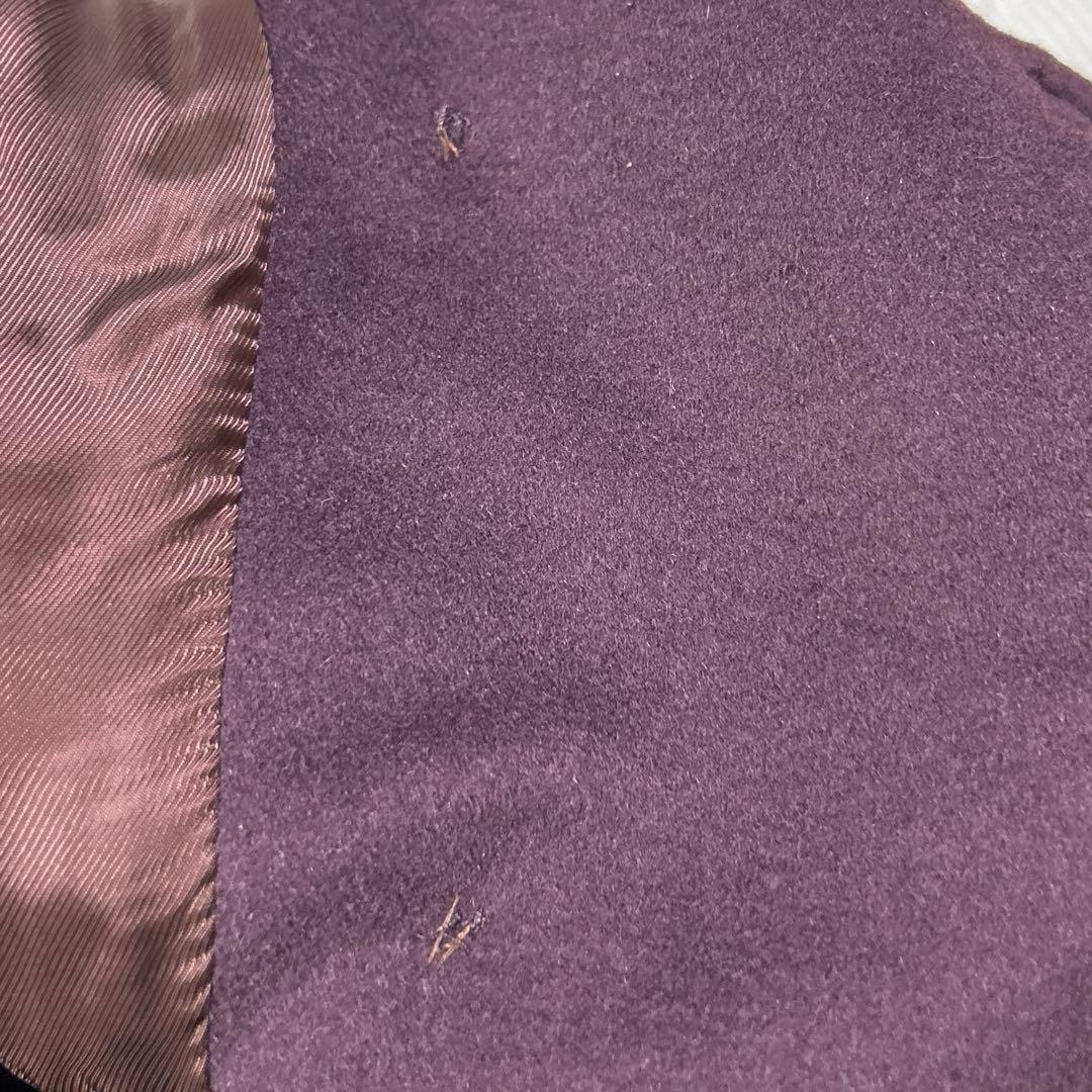 Max Mara SPORTMAX Long Coat Asian fit L 40 US size M Bordeaux Authentic