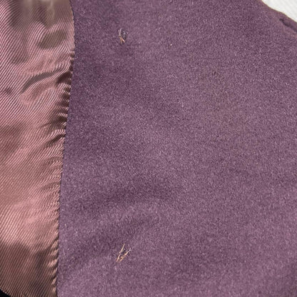 Max Mara SPORTMAX Long Coat Asian fit L 40 US size M Bordeaux Authentic