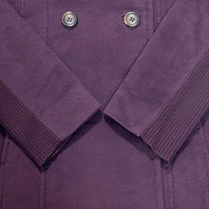 Max Mara SPORTMAX Long Coat Asian fit L 40 US size M Bordeaux Authentic