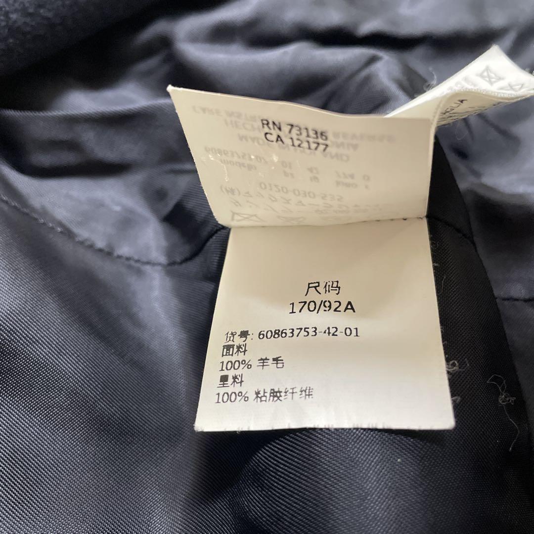 Max Mara Studio Long Coat Asian fit XL 42 US size L Navy Authentic