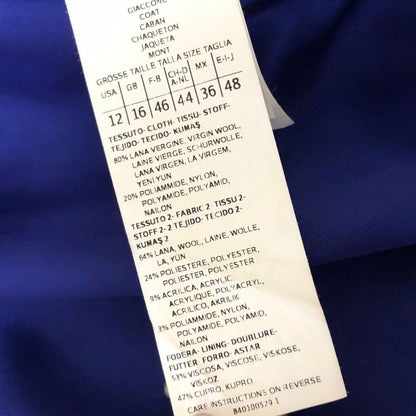 Max&Co Max Mara Long Coat Asian fit 4XL US size 3XL Blue Authentic