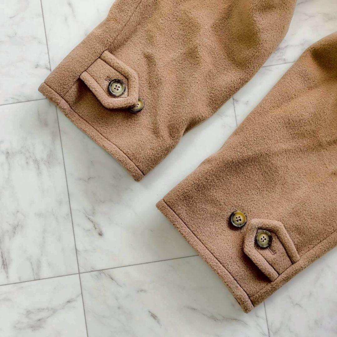 Max Mara Wool Coat Asian fit M 38 US size S Camel Beige Authentic